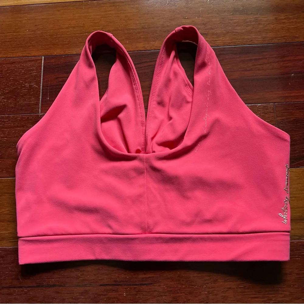 cyber red gymshark x whitney simmons v2 bra - Picture 1 of 4